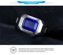 Load image into Gallery viewer, The El Royal Sapphire Sterling Silver Ring