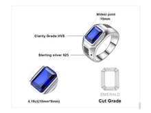 Load image into Gallery viewer, The El Royal Sapphire Sterling Silver Ring