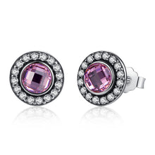 Load image into Gallery viewer, Authentic 925 Sterling Silver Brilliant Legacy Stud Earrings With Clear CZ