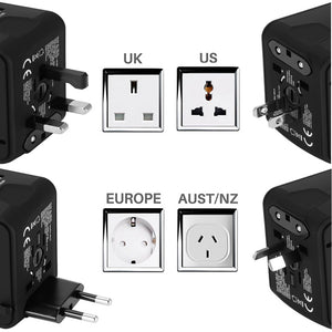 Universal Travel Charger Adapter 4 USB