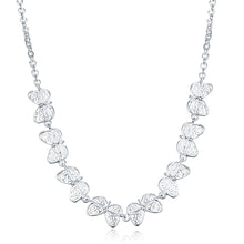 Load image into Gallery viewer, Butterfly Necklace in 18K White Gold Plated
