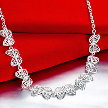 Load image into Gallery viewer, Butterfly Necklace in 18K White Gold Plated