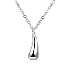 Load image into Gallery viewer, Raindrop Necklace in 18K White Gold Plated