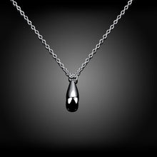 Load image into Gallery viewer, Raindrop Necklace in 18K White Gold Plated