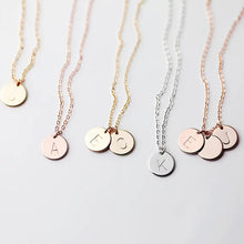 Load image into Gallery viewer, Personalized Disk Necklace