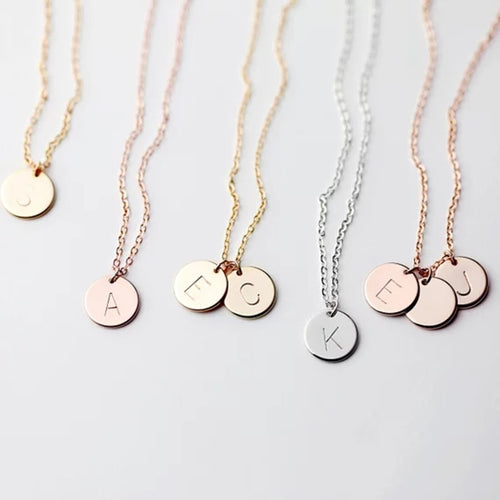 Personalized Disk Necklace