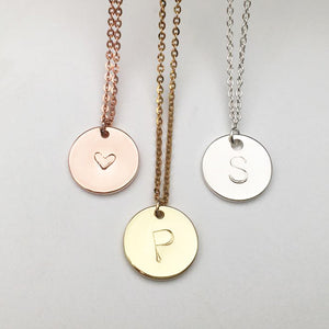 Personalized Disk Necklace