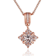 Load image into Gallery viewer, Swarovski Crystal 18K White Gold Plated Snowflake Necklace