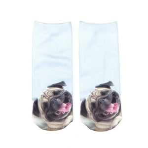 Cute Puppy Printed Socks