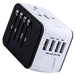 Universal Travel Charger Adapter 4 USB