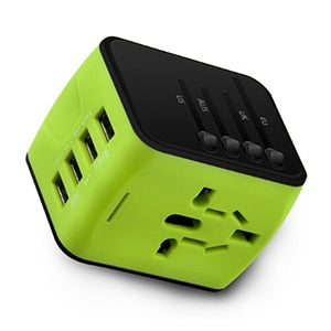 Universal Travel Charger Adapter 4 USB