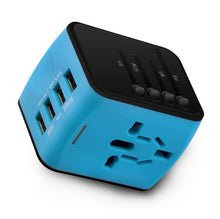 Load image into Gallery viewer, Universal Travel Charger Adapter 4 USB